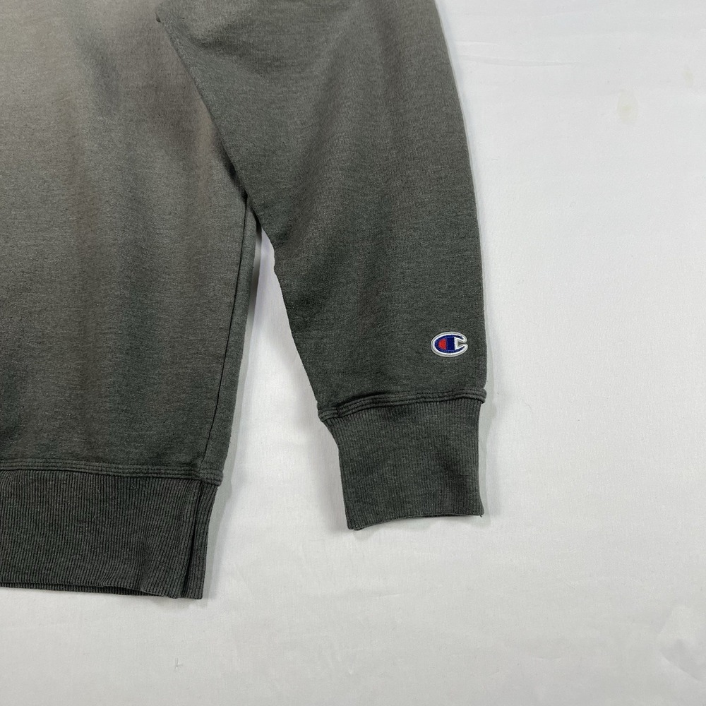 Champion Sweatshirt Dip Dye Men's Large Fleece Crew Neck Long Sleeve Pullover - Picture 3 of 14